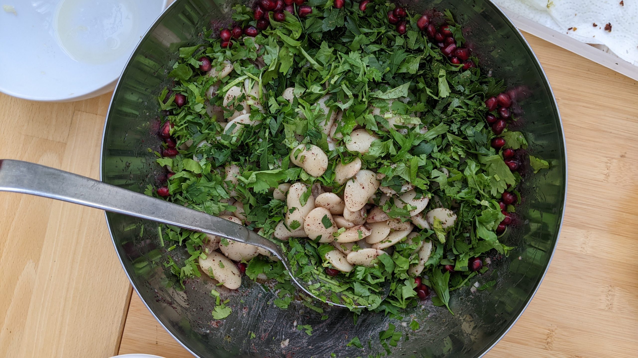 Fasouliya Salad (White Bean Salad) - The Global Bean Project