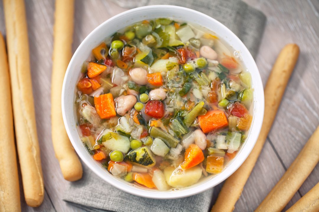 Minestrone with borlotti beans - The Global Bean Project