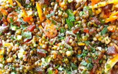 Super anti inflammatory lentil salad